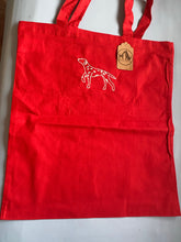 Load image into Gallery viewer, OLD STOCK DALMATIAN TOTE BAG - Red