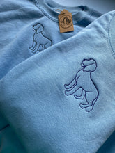 Load image into Gallery viewer, Embroidered Spaniel Silhouette Sweatshirt- Gifts for Cocker spaniel lovers and owners