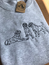 Load image into Gallery viewer, Embroidered Rottweiler Sweater - Gifs for Rottie Lovers and owners