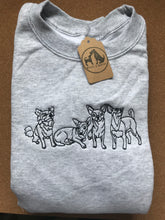 Load image into Gallery viewer, Embroidered Chihuahua Sweatshirt - For long or short haired chihuahua owners.
