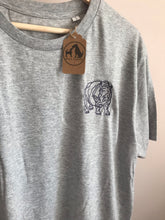 Load image into Gallery viewer, Organic Rhino T-shirt- Gifts for rhinoceros lovers