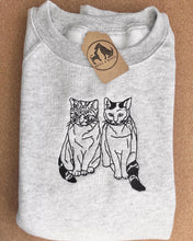Load image into Gallery viewer, Custom Embroidered Pet Sweatshirt - For Animal Lovers