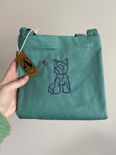 Load image into Gallery viewer, Embroidered Spring Time Tote Bag - gifts for dog owners
