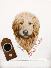 Load image into Gallery viewer, Custom Hand Drawn Pet Portrait - Head and Bust Only