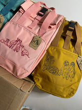 Load image into Gallery viewer, Doodle Dogs Breed Backpack for Dog Lovers and Owners- colourful embroidered compact rucksack for your adventures