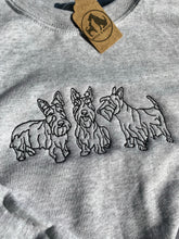 Load image into Gallery viewer, Embroidered Scottish terrier Sweater - Gifs for Scottie dog Lovers and owners