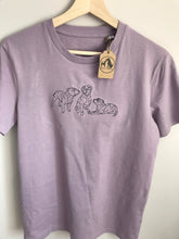 Load image into Gallery viewer, Embroidered Staffy T-shirt- Gifts for Staffordshire bull terrier owners