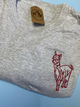 Load image into Gallery viewer, OLD STOCK alpaca T-shirt- grey L