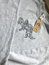 Load image into Gallery viewer, Embroidered Triceratops Dinosaur Sweatshirt