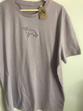 Load image into Gallery viewer, Embroidered Golden Retriever T-shirt - Gifts for goldie lovers and owners