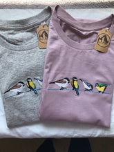 Load image into Gallery viewer, British Garden Birds T-shirt- Gifts for bird watchers and nature lovers