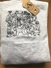 Load image into Gallery viewer, Embroidered Dog Club Sweatshirt for dog lovers