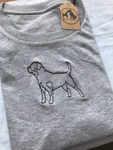Load image into Gallery viewer, Embroidered Rottweiler T-shirt - Gifts for rottie lovers and owners