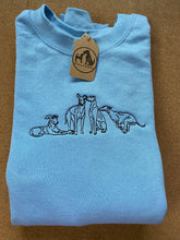 Load image into Gallery viewer, Embroidered Greyhound, Whippet, Lurcher, Sighthound, Galgo Sweatshirt