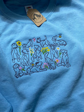 Load image into Gallery viewer, Imperfect Spring Dogs Sweatshirt - Size XL-Sky Blue