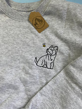 Load image into Gallery viewer, Westie Outline Sweatshirt - Gifts for west highland terrier owners and lovers.