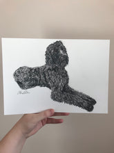 Load image into Gallery viewer, Personalised Pet Portrait- Coloured Pencil A4