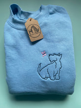 Load image into Gallery viewer, Scottish Terrier Outline Sweatshirt - Gifts for Scottie dog owners and lovers.