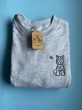 Load image into Gallery viewer, Spring Yorkshire Terrier Outline Sweatshirt - Gifts for yorkie owners and lovers.