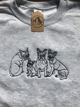 Load image into Gallery viewer, Embroidered Boston Terrier Sweatshirt - Gifts for dog lovers & owners