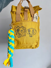 Load image into Gallery viewer, Custom Backpack for Dog Lovers and Owners- colourful embroidered recycled rucksack for your adventures