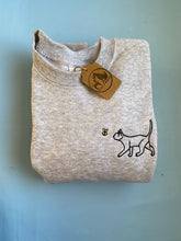 Load image into Gallery viewer, Spring Cat Outline Sweatshirt - Gifts for cat owners and lovers.