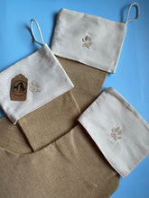 Load image into Gallery viewer, Custom  Paw Print Christmas Stocking - dog/ cat Xmas stocking- not filled