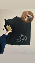 Load image into Gallery viewer, Custom Embroidered Human & Pet Sweatshirt - For Animal Lovers