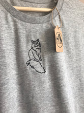 Load image into Gallery viewer, Embroidered Fluffy Cat Silhouette Sweatshirt- Gifts for Persian and rag doll Cat lovers and owners