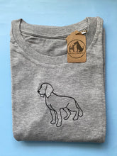 Load image into Gallery viewer, Embroidered Border Collie T-shirt - Gifts for collie lovers and owners