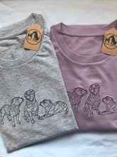 Load image into Gallery viewer, Embroidered Staffy T-shirt- Gifts for Staffordshire bull terrier owners