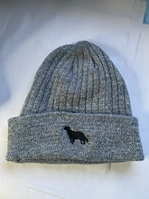 Load image into Gallery viewer, Breed silhouette Beanie hat. The cutest mini dog silhouette beanie hat for dog parents