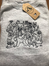 Load image into Gallery viewer, Embroidered Dog Club Sweatshirt for dog lovers