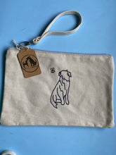 Load image into Gallery viewer, Spring Time Dog Accessories Pouch / Make up bag / travel bag / sewing bag.