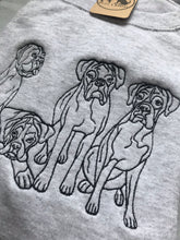 Load image into Gallery viewer, Embroidered Boxer Dog Sweatshirt - Gifts for boxer owners and lovers