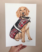Load image into Gallery viewer, Personalised Pet Portrait- Coloured Pencil A4