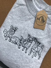 Load image into Gallery viewer, Embroidered Chihuahua Sweatshirt - For long or short haired chihuahua owners.