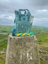 Load image into Gallery viewer, Spring Dogs Backpack for Dog Lovers and Owners- colourful embroidered compact rucksack for your adventures