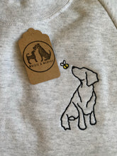 Load image into Gallery viewer, Spring Cocker Spaniel Outline Sweatshirt - Gifts for working cocker spaniel, water spaniel and alpine spaniel owners and lovers.