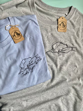 Load image into Gallery viewer, Custom Just You & Me Organic T-shirt - Personalised tee for dog lovers and owners