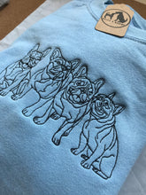 Load image into Gallery viewer, Embroidered French Bulldog Sweatshirt- Gifts for Frenchie lovers