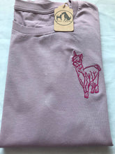 Load image into Gallery viewer, Colourful Alpaca T-shirt- Gifts for alpaca/ llama lovers