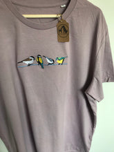 Load image into Gallery viewer, British Garden Birds T-shirt- Gifts for bird watchers and nature lovers