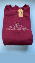 Load image into Gallery viewer, Embroidered Greyhound, Whippet, Lurcher, Sighthound, Galgo Sweatshirt