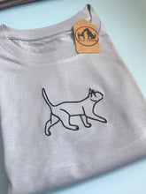Load image into Gallery viewer, Cat Walking T-shirt - Gifts for Cat Lovers and Owners