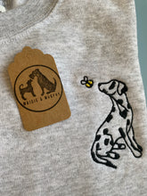 Load image into Gallery viewer, Spring Dalmatian Outline Sweatshirt - Gifts sporty dog owners and lovers.