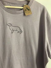 Load image into Gallery viewer, Embroidered Golden Retriever T-shirt - Gifts for goldie lovers and owners