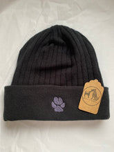 Load image into Gallery viewer, Custom Paw Print Beanie Hat- For dog and cat lovers and owners