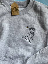 Load image into Gallery viewer, Schnauzer Outline Sweatshirt - Gifts for miniature/ standard schnauzer owners and lovers.