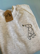 Load image into Gallery viewer, Spring Cocker Spaniel Outline Sweatshirt - Gifts for working cocker spaniel, water spaniel and alpine spaniel owners and lovers.